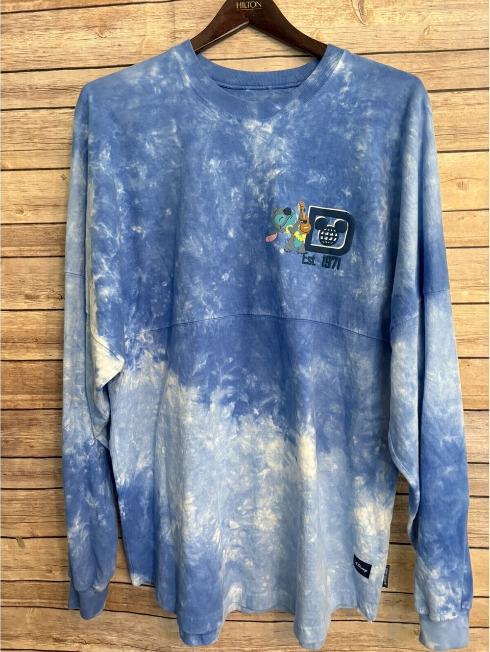 Disney Parks Stitch Spirit Jersey Adult LARGE Walt Disney World Lilo & Stitch